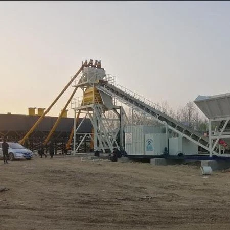 Concrete Batching And Mixing Plant
